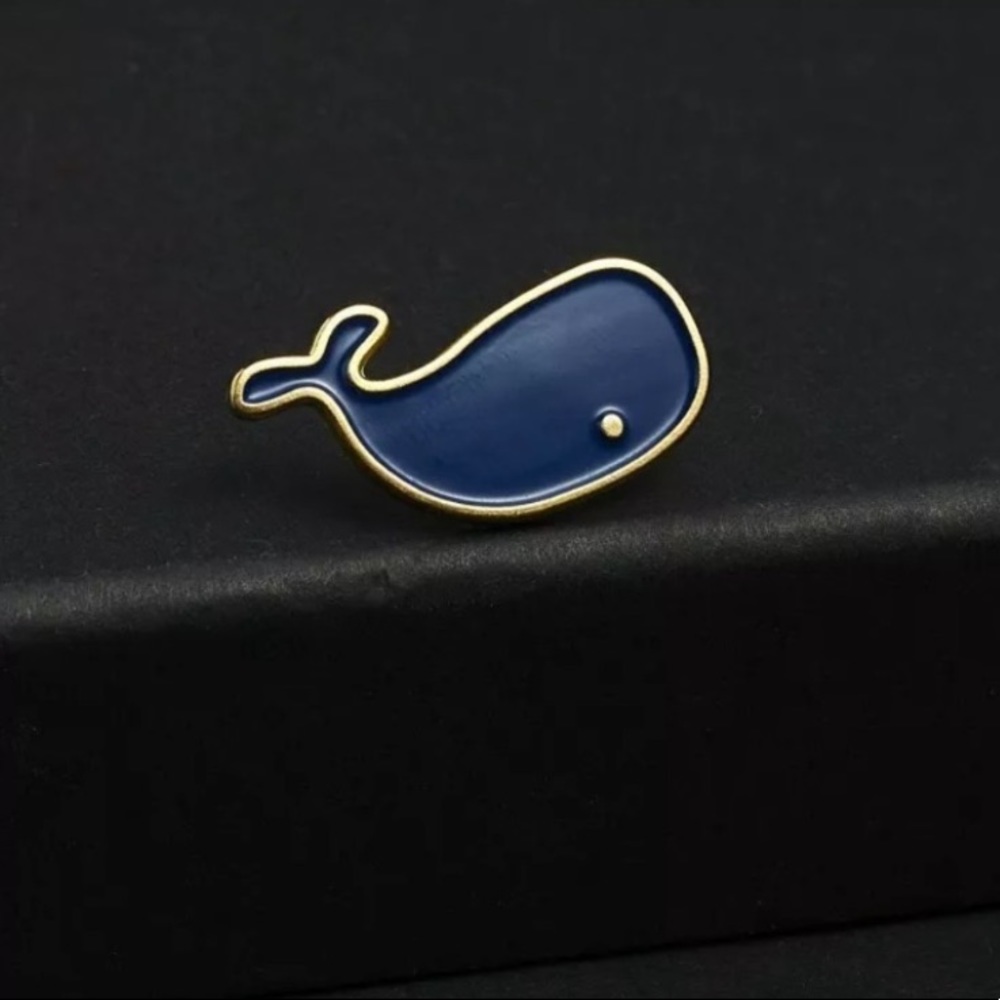 Blue Whale Pin 🐳 Super Cute!!